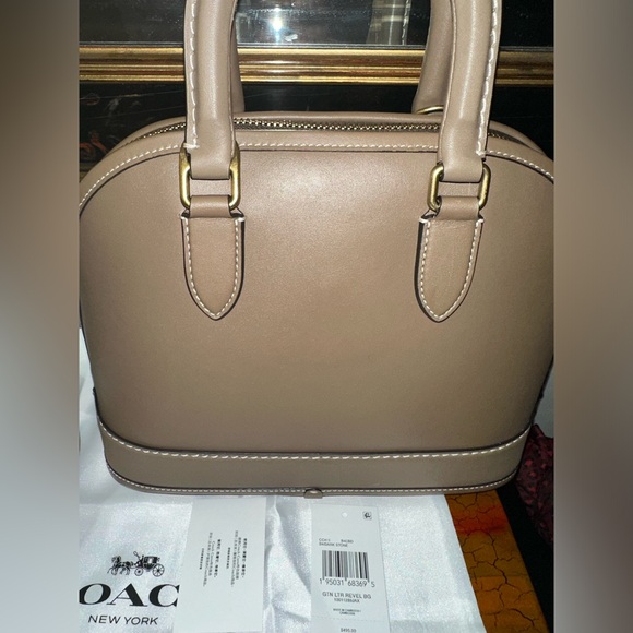Rare Coach Revel Satchel in Dark Stone - Picture 13 of 16